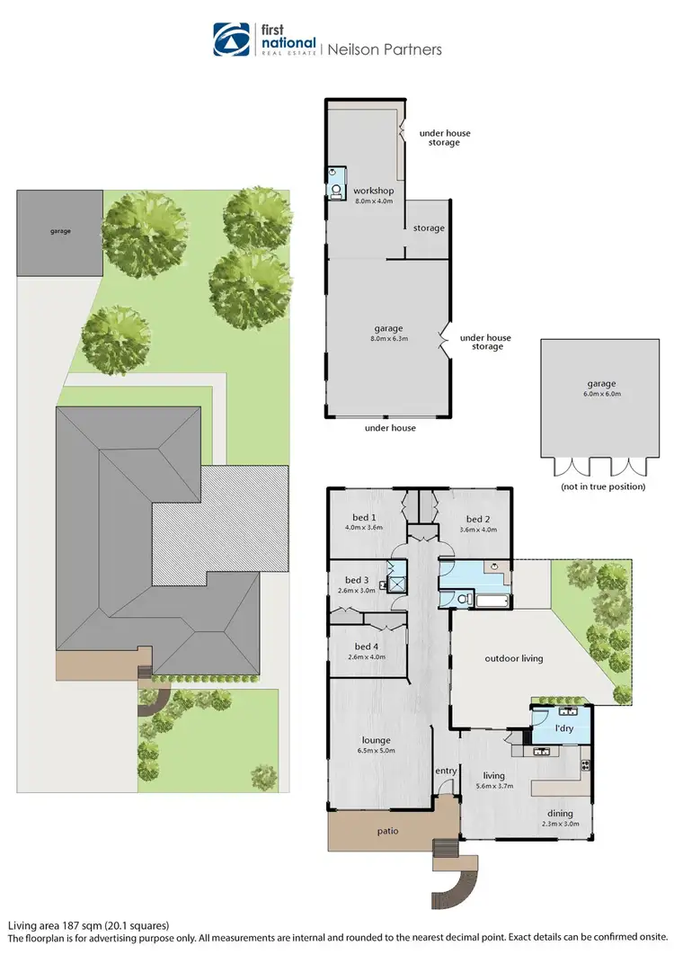 Floorplan of Homely house listing, 57 Ahern Road, Pakenham VIC 3810
