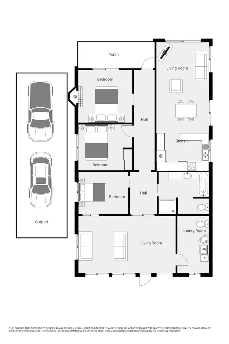 Floorplan of Homely house listing, 185 Game Street, Merbein VIC 3505
