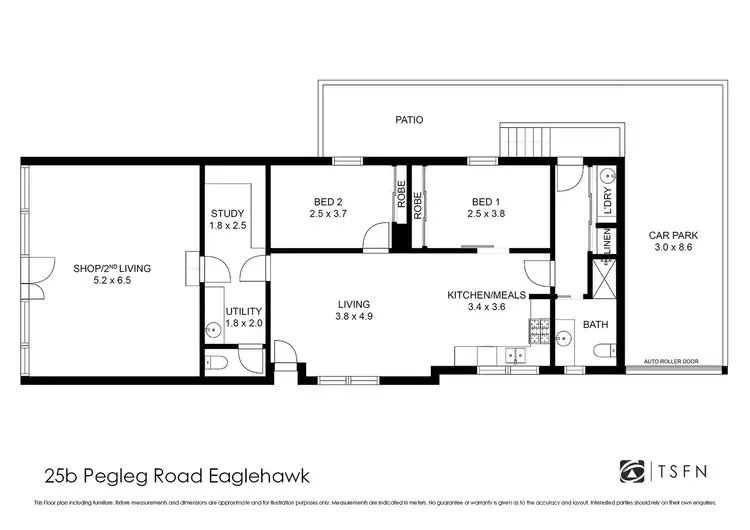 Floorplan of Homely house listing, 25B Peg Leg Road, Eaglehawk VIC 3556