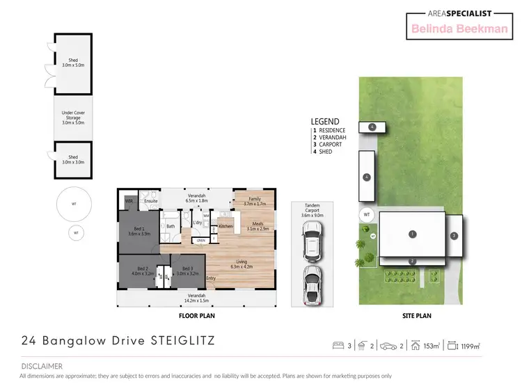 Floorplan of Homely house listing, 24 Bangalow Drive, Steiglitz QLD 4207