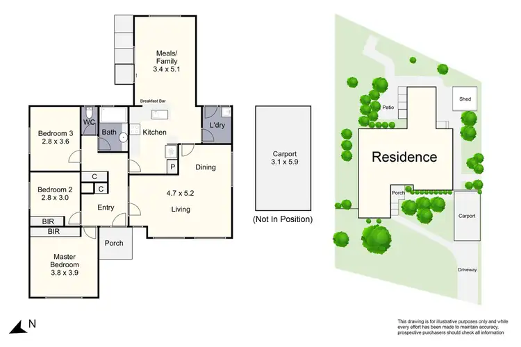 Floorplan of Homely house listing, 43 Spring Road, Springvale South VIC 3172