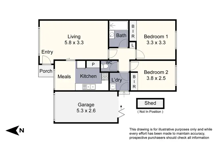 Floorplan of Homely unit listing, 4/4 Draper Street, Mckinnon VIC 3204