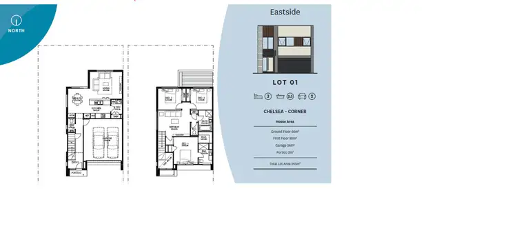 Floorplan of Homely townhouse listing, 62 Tanzanite Circuit, Craigieburn VIC 3064