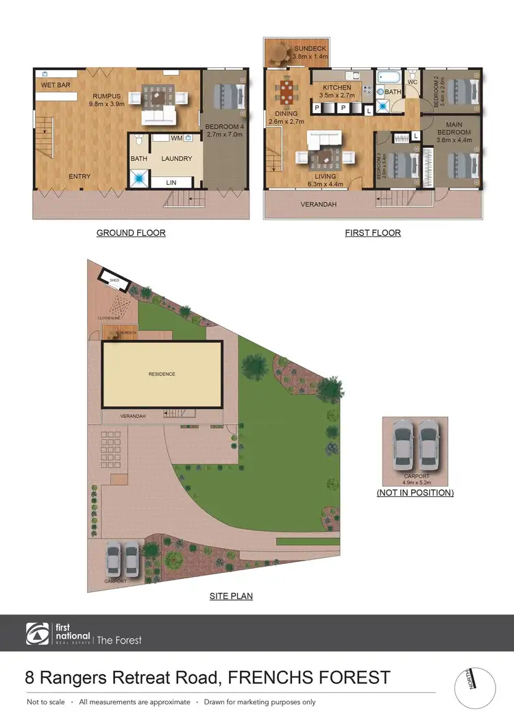 Floorplan of Homely house listing, 8 Rangers Retreat Road, Frenchs Forest NSW 2086