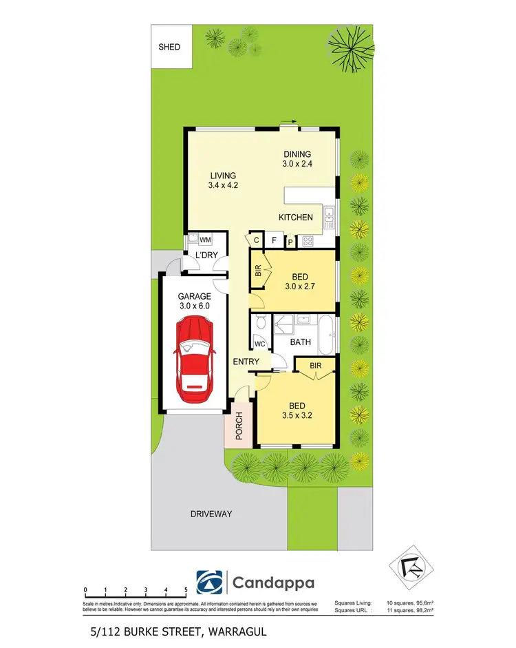 Floorplan of Homely unit listing, 5/112 Burke Street, Warragul VIC 3820
