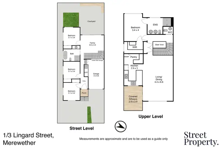 Floorplan of Homely house listing, 1/3 Lingard Street, Merewether NSW 2291