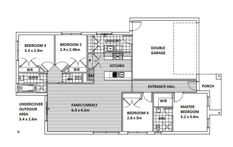 Floorplan of Homely house listing, 5 Double Delight Drive, Beaconsfield VIC 3807