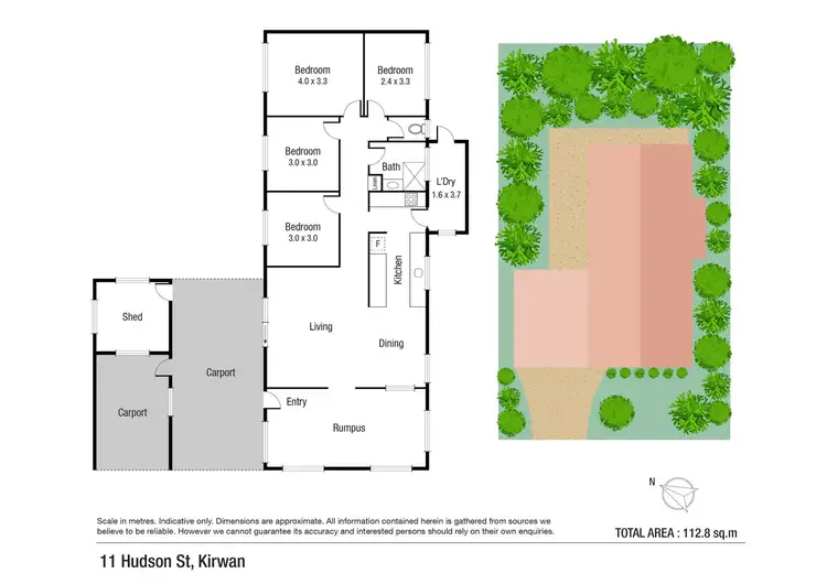 Floorplan of Homely house listing, 11 HUDSON STREET, Kirwan QLD 4817