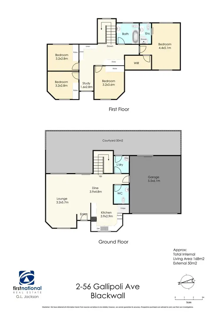 Floorplan of Homely townhouse listing, 2/56 Gallipoli Avenue, Blackwall NSW 2256