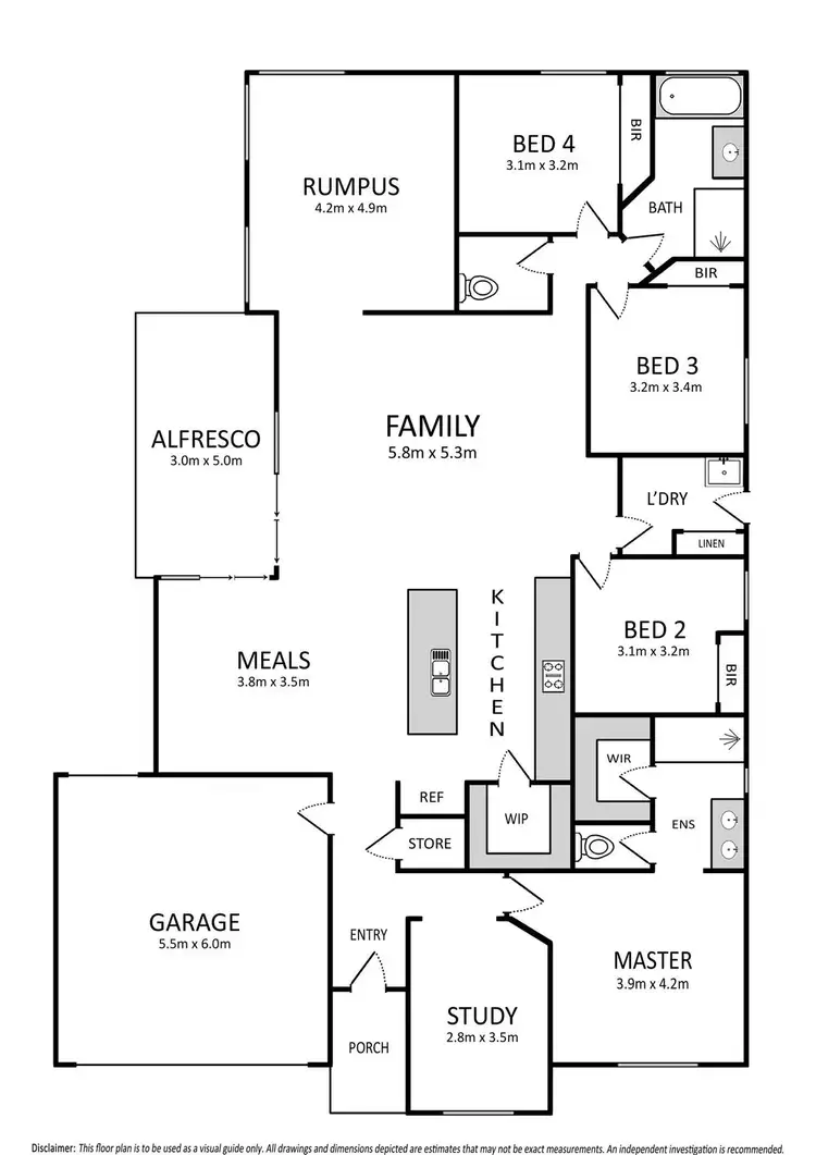 Floorplan of Homely house listing, 20 Hardwick Crescent, Derrimut VIC 3026