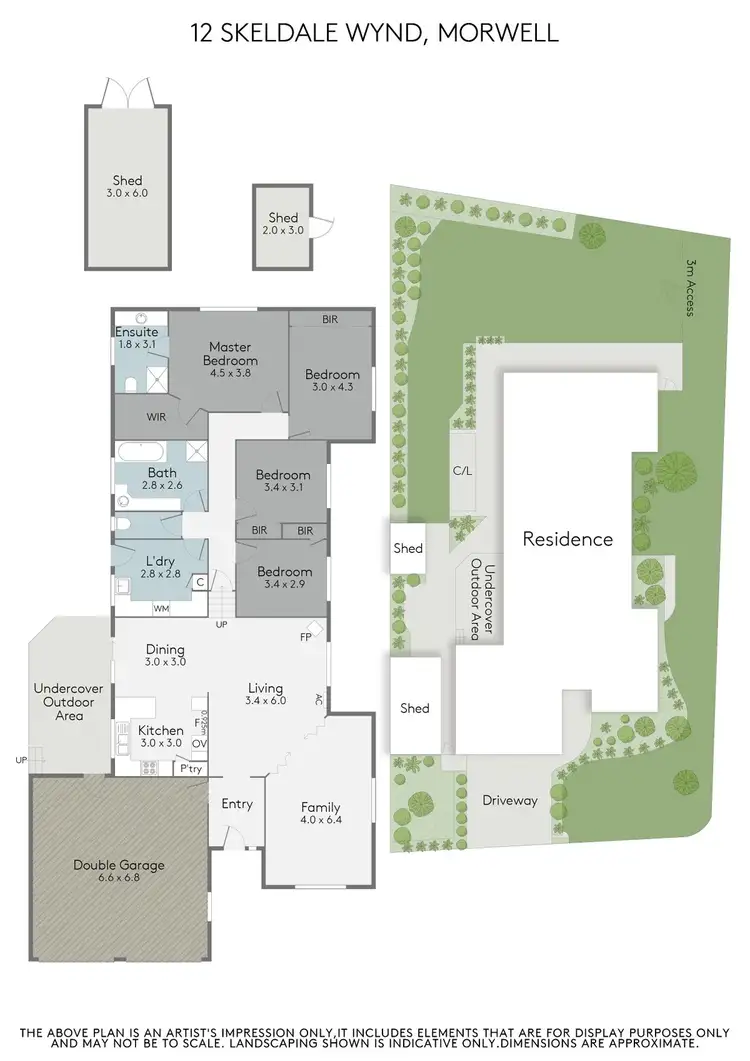 Floorplan of Homely house listing, 12 Skeldale Wynd, Morwell VIC 3840
