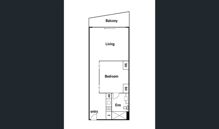 Floorplan of Homely apartment listing, 8.08/53 Batman Street, West Melbourne VIC 3003