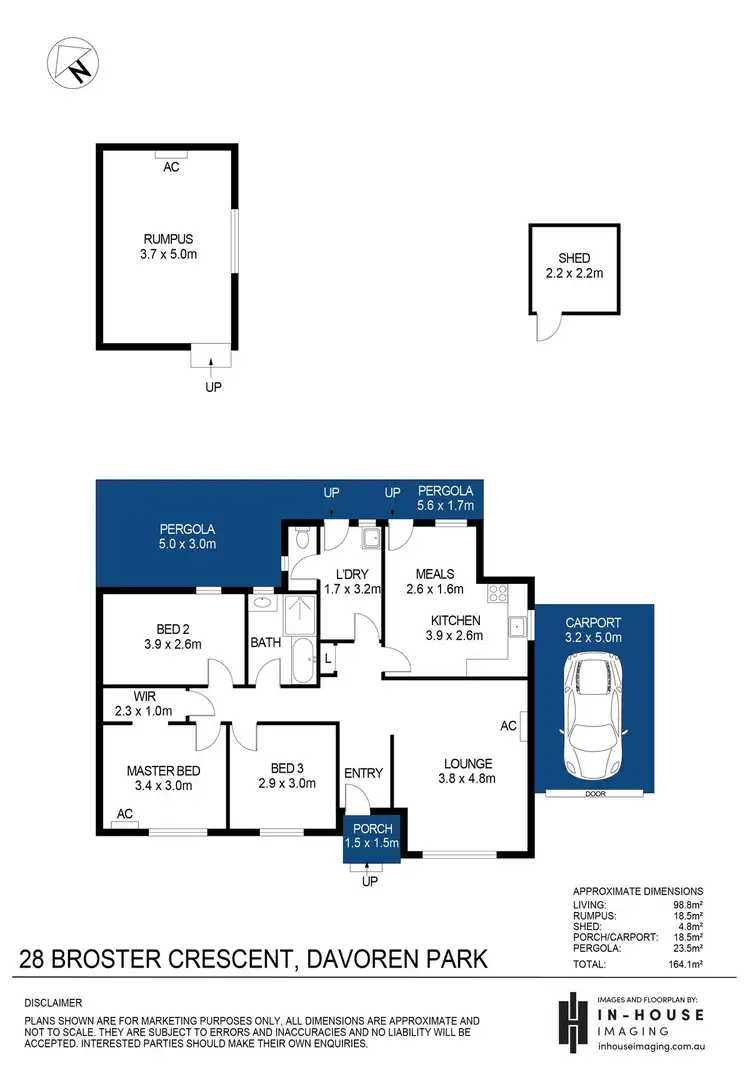 Floorplan of Homely house listing, 28 Broster Crescent, Davoren Park SA 5113