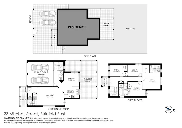 Floorplan of Homely house listing, 23 Mitchell Street, Fairfield East NSW 2165