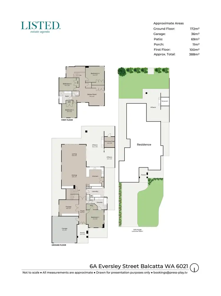Floorplan of Homely house listing, 6A Eversley Street, Balcatta WA 6021