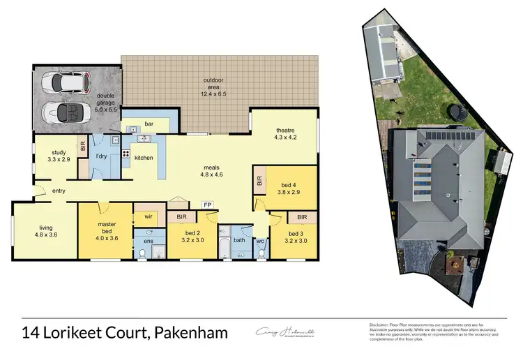 Floorplan of Homely house listing, 14 Lorikeet Court, Pakenham VIC 3810