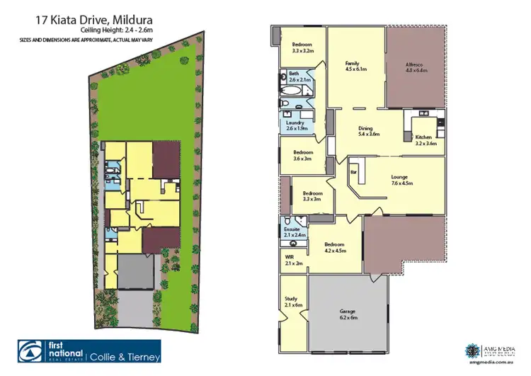 Floorplan of Homely house listing, 17 Kiata Drive, Mildura VIC 3500