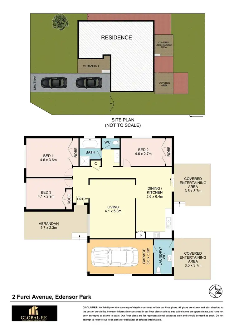Floorplan of Homely house listing, 2 Furci Avenue, Edensor Park NSW 2176