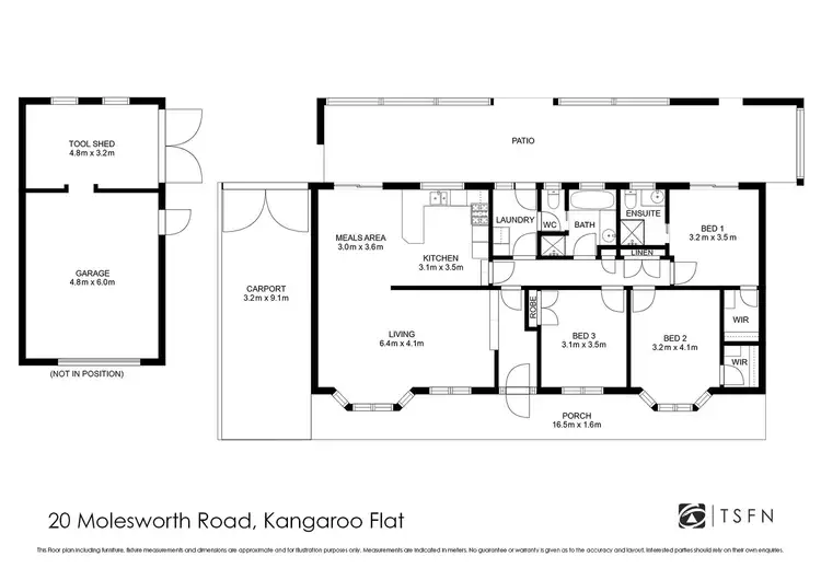 Floorplan of Homely house listing, 20 Molesworth Road, Kangaroo Flat VIC 3555