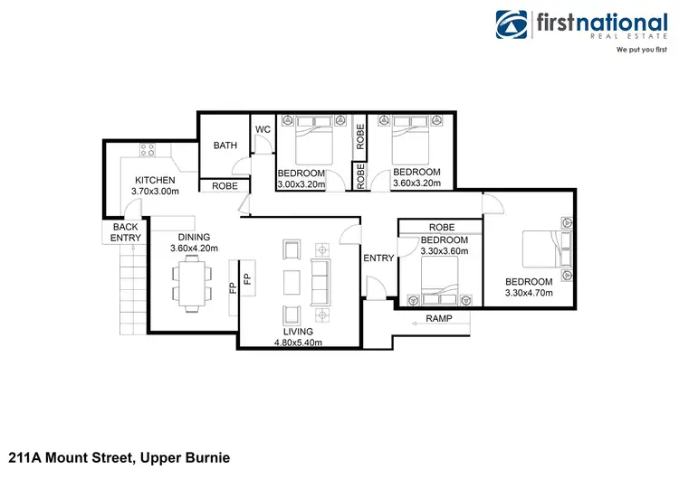 Floorplan of Homely house listing, 211A Mount Street, Upper Burnie TAS 7320