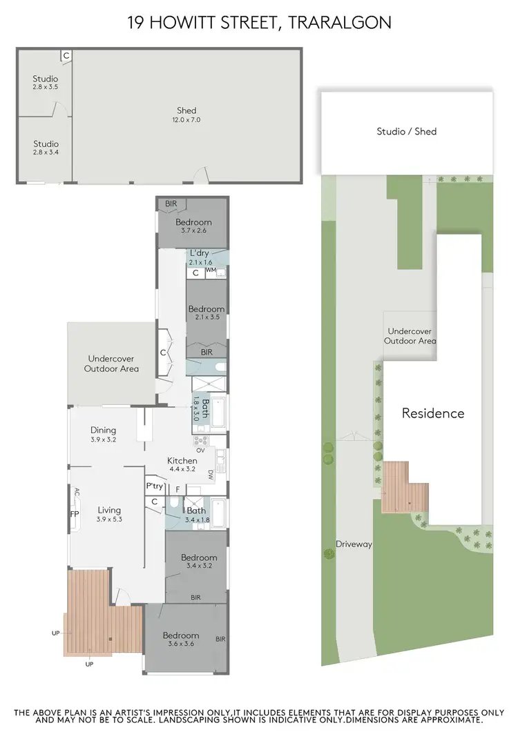 Floorplan of Homely house listing, 19 Howitt Street, Traralgon VIC 3844