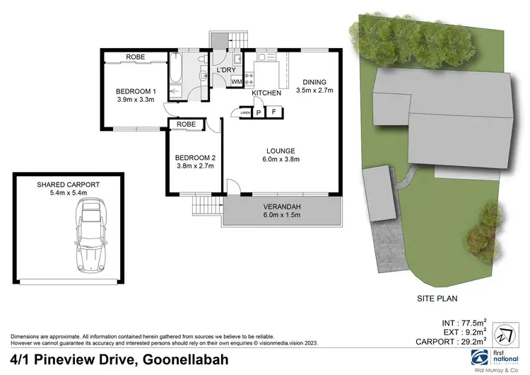Floorplan of Homely unit listing, 4/1 Pineview Drive, Goonellabah NSW 2480