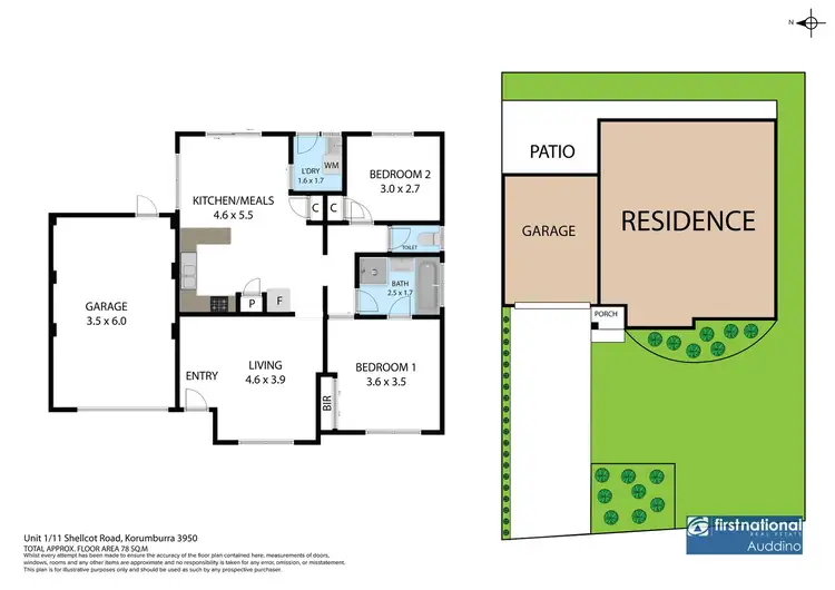 Floorplan of Homely unit listing, 1/11 Shellcot Road, Korumburra VIC 3950