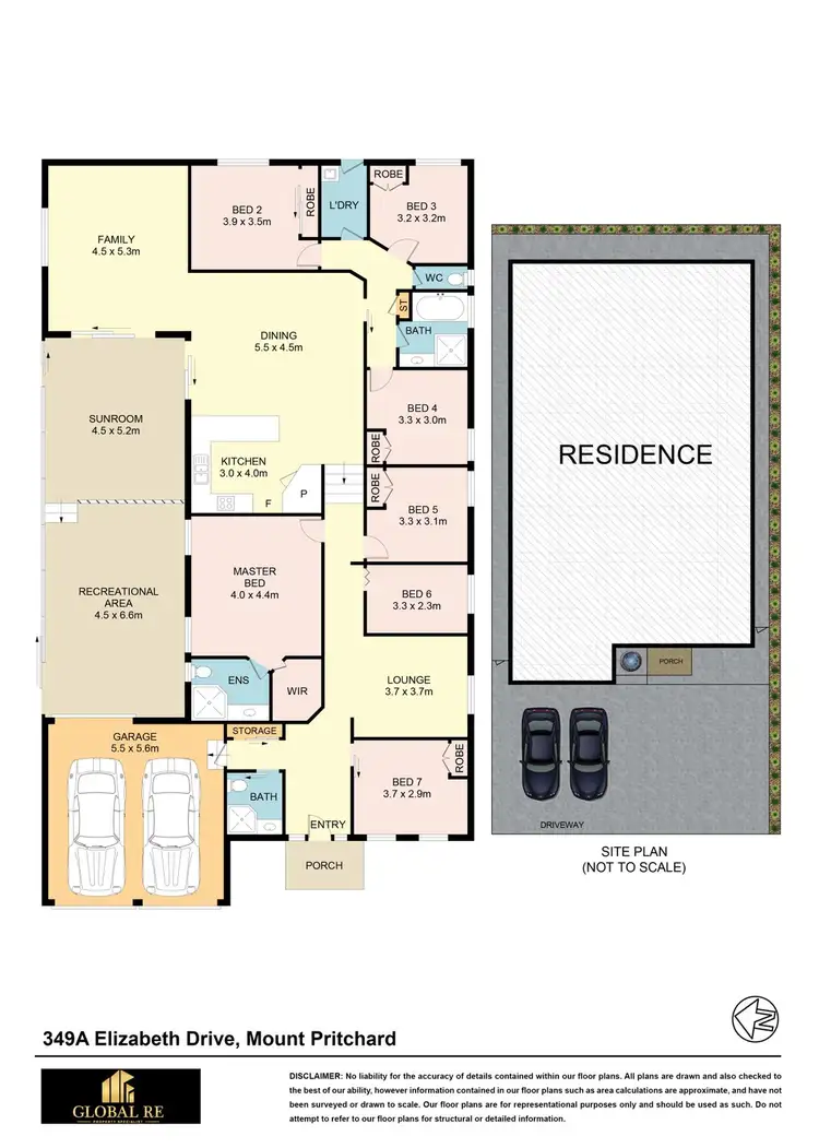 Floorplan of Homely house listing, 349A Elizabeth Drive, Mount Pritchard NSW 2170
