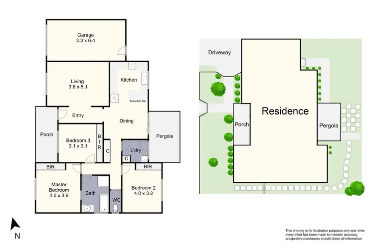 Floorplan of Homely house listing, 95A Corrigan Road, Noble Park VIC 3174
