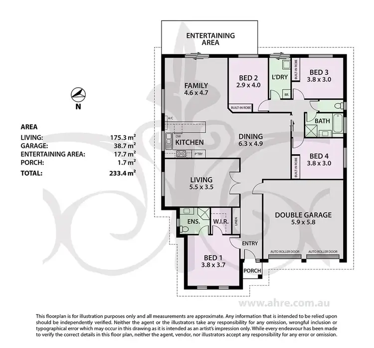 Floorplan of Homely house listing, 1 Shetland Court, Nairne SA 5252