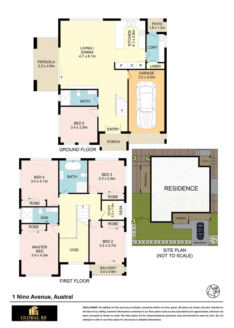 Floorplan of Homely house listing, 1 Nino Avenue, Austral NSW 2179