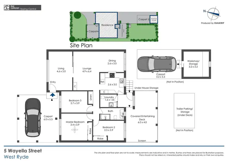 Floorplan of Homely house listing, 5 Wayella Street (Bordering Denistone West), West Ryde NSW 2114