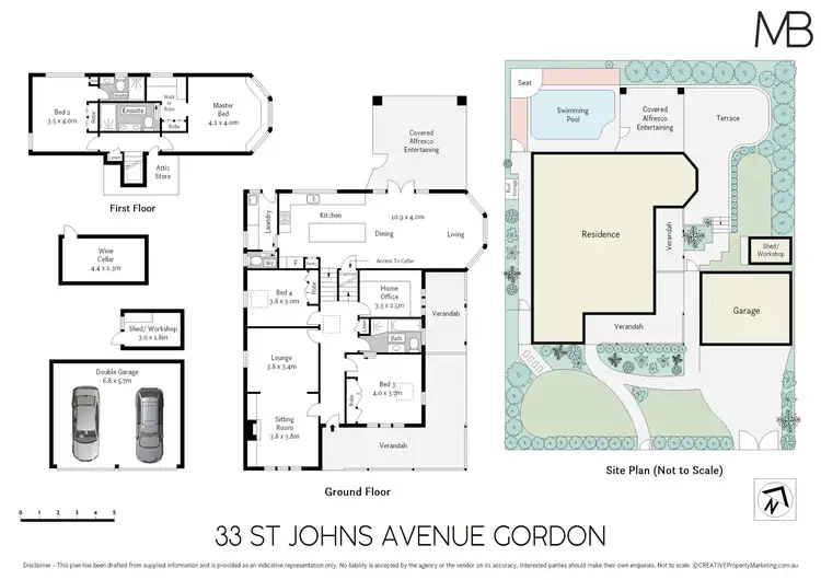 Floorplan of Homely house listing, 33 St Johns Avenue, Gordon NSW 2072