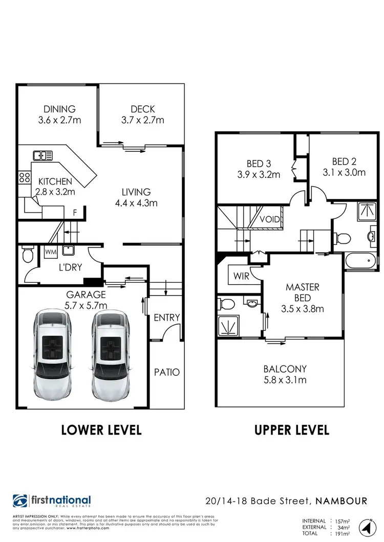 Floorplan of Homely townhouse listing, 20/14-18 Bade Street, Nambour QLD 4560