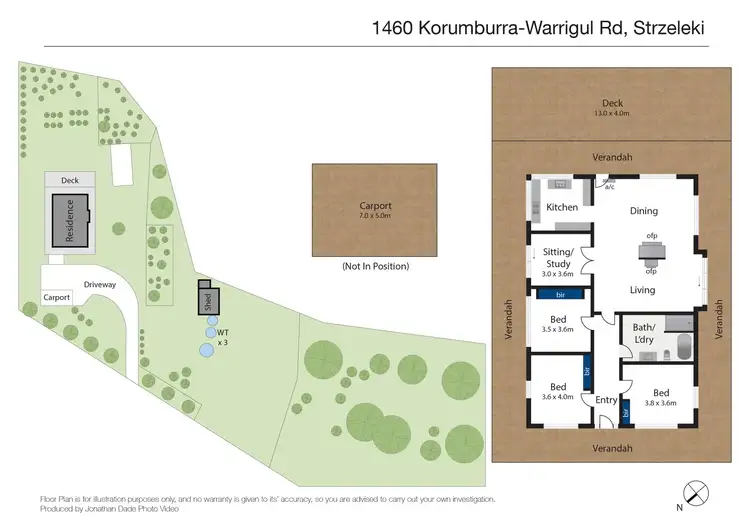 Floorplan of Homely house listing, 1460 Korumburra-Warragul Road, Strzelecki VIC 3950