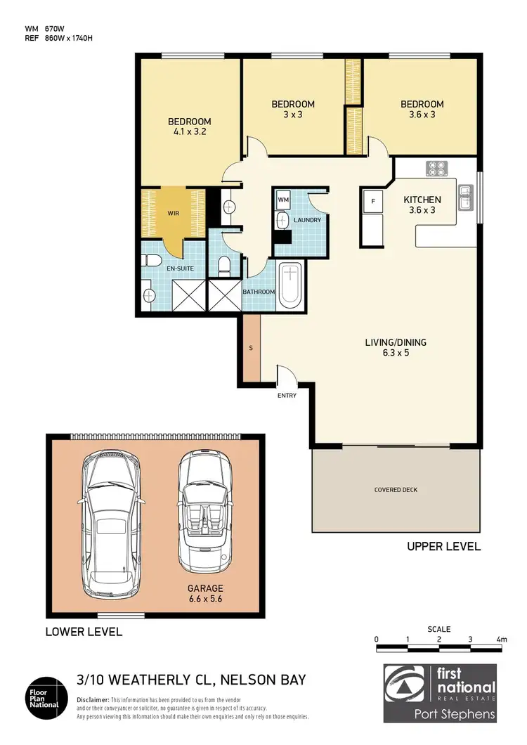 Floorplan of Homely unit listing, 3/6-10 Weatherly Close, Nelson Bay NSW 2315