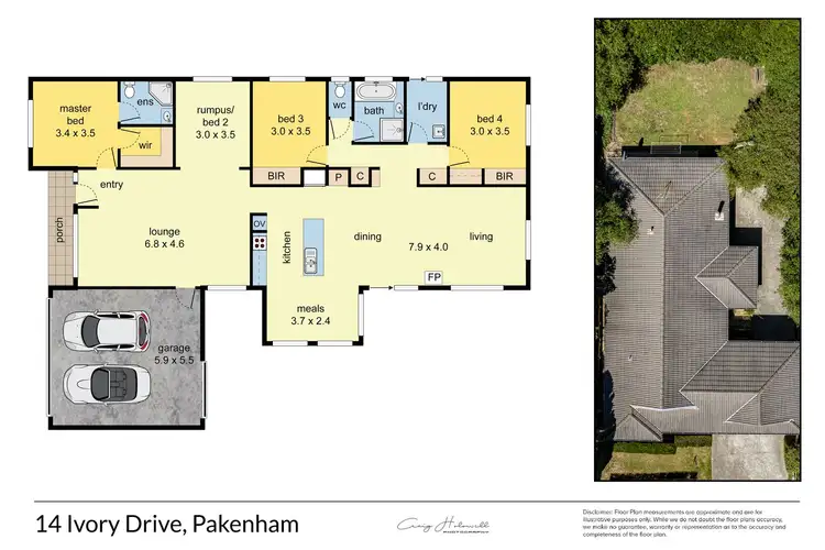 Floorplan of Homely house listing, 14 Ivory Drive, Pakenham VIC 3810