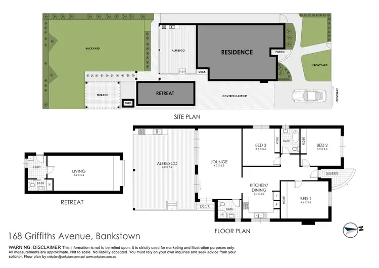 Floorplan of Homely house listing, 168 Griffiths Avenue, Bankstown NSW 2200