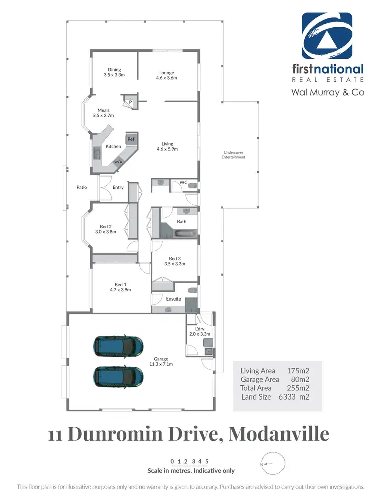 Floorplan of Homely house listing, 11 Dunromin Drive, Modanville NSW 2480