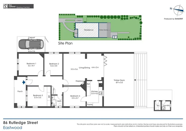 Floorplan of Homely house listing, 86 Rutledge Street, Eastwood NSW 2122
