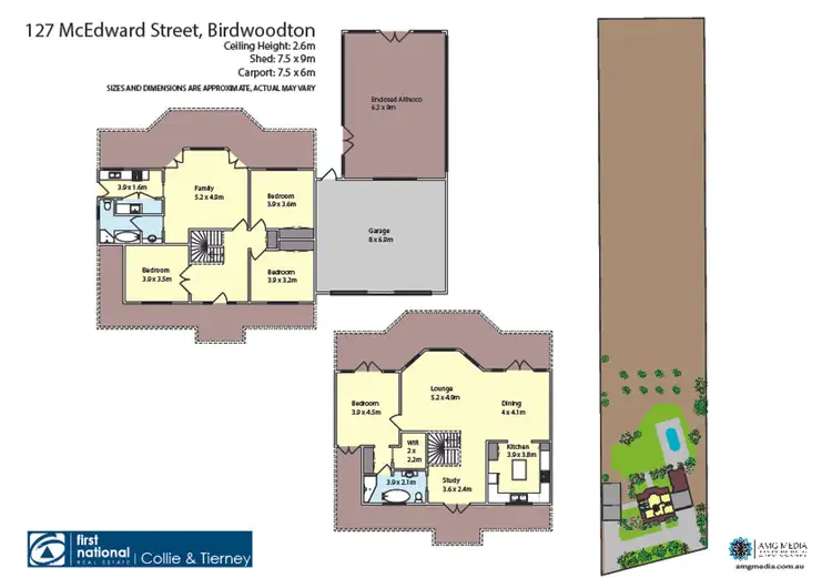 Floorplan of Homely house listing, 127 McEdward Street, Birdwoodton VIC 3505