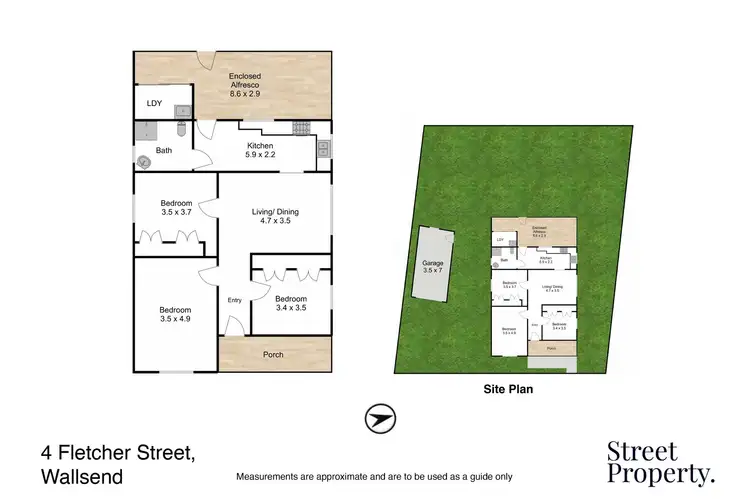 Floorplan of Homely house listing, 4 Fletcher Street, Wallsend NSW 2287