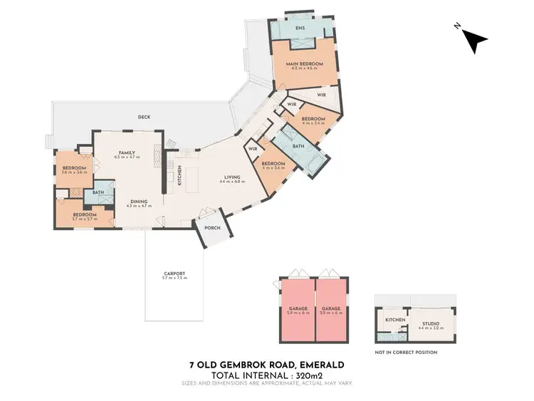 Floorplan of Homely house listing, 7 Old Gembrook Road, Emerald VIC 3782