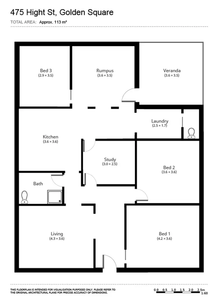 Floorplan of Homely house listing, 475 High Street, Golden Square VIC 3555