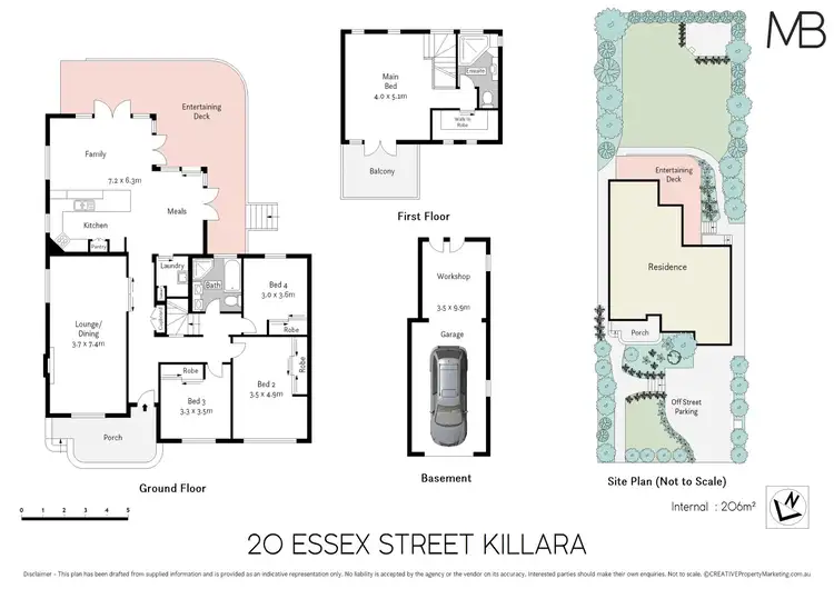 Floorplan of Homely house listing, 20 Essex Street, Killara NSW 2071