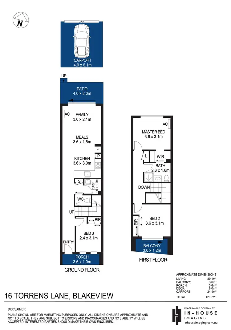 Floorplan of Homely house listing, 16 Torrens Lane, Blakeview SA 5114