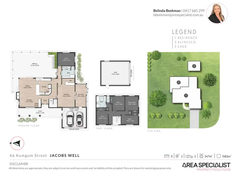 Floorplan of Homely house listing, 46 Kumgum Street, Jacobs Well QLD 4208