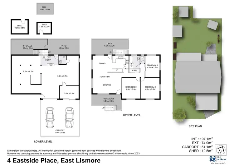 Floorplan of Homely house listing, 4 Eastside Place, East Lismore NSW 2480