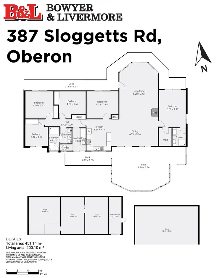 Floorplan of Homely rural property listing, 387 Sloggetts Road, Oberon NSW 2787