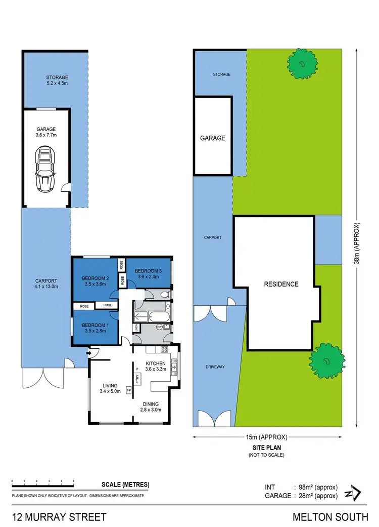 Floorplan of Homely house listing, 12 Murray Street, Melton South VIC 3338